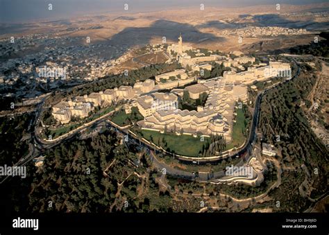 Israel Jerusalem An Aerial View Of Brigham Young University Center On