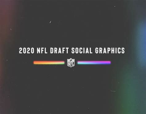 2019 Nfl Draft Social Graphics On Behance In 2023 Sport Poster Design
