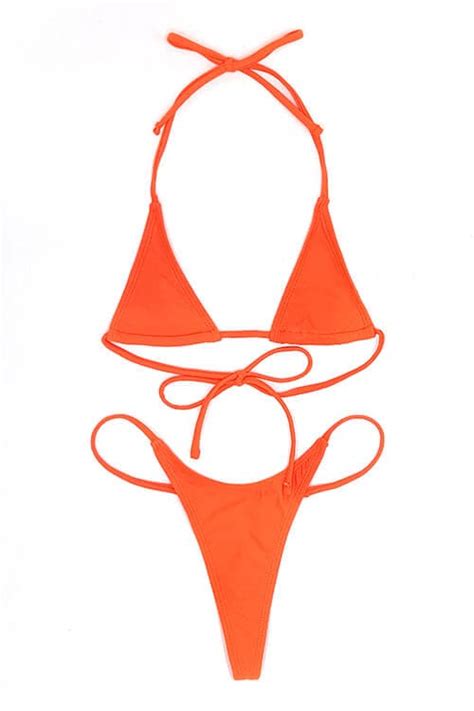 Halter Brazilian Micro Sexy Bikini Thong Shekini Shekini