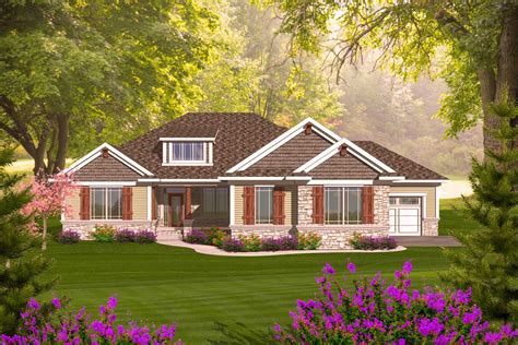 Contemporary Ranch House Plans With Walkout Basement Dream To Meet