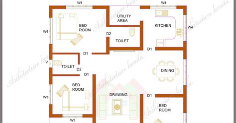 1200 Sq Low Cost 3 Bedroom House Plan Kerala Which Plan Do You Want