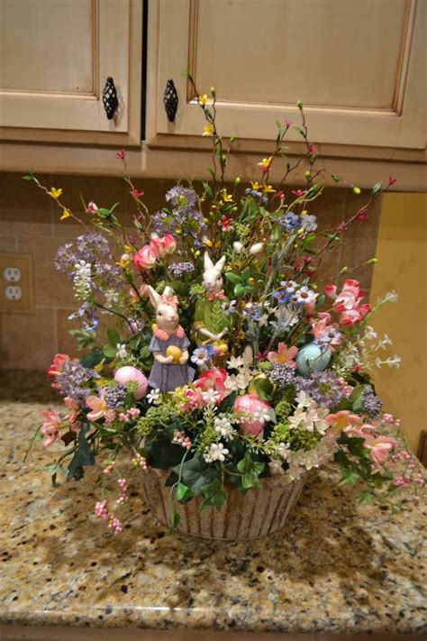 Kristens Creations Handmade Easter Items Easter Flower Arrangements