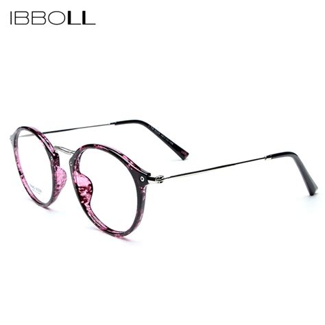 Ibboll Retro Steampunk Optical Glasses Frame Women Clear Lens Eyewear