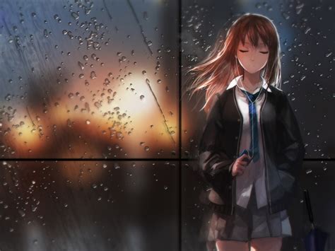 23 Anime Rain Phone Wallpaper Bizt Wallpaper