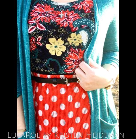 Lularoe mixed pattern floral and polka dot classic t. A pattern mixing dream! A polka dot LuLaRoe Lola mixed ...