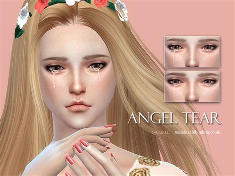 S Clubs Angel Tear For Men And Women Sims Sims 4 Contenu