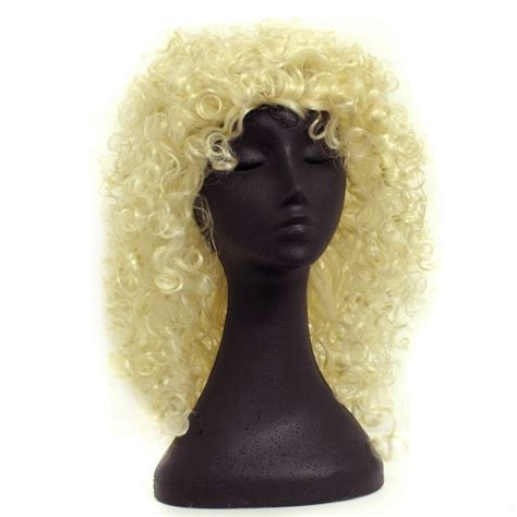 80 S Party Wig Glamour Ringlets Blonde Pk1 Carnival