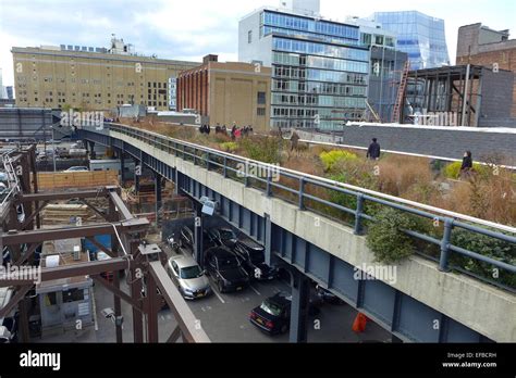 The High Line Park In New York City Stock Photo Alamy