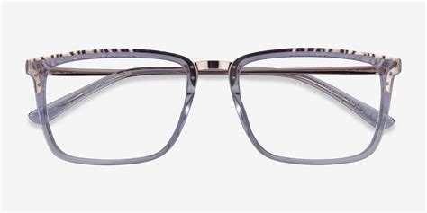 Volume Rectangle Clear Glasses For Men Eyebuydirect Canada