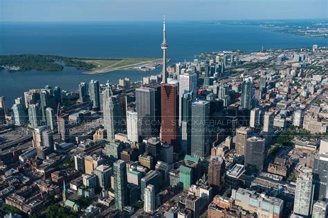 Aerial Photo Downtown Toronto Ontario