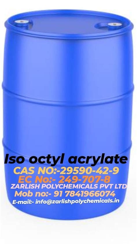 Iso Octyl Acrylate At Best Price In Thane By Zarlish Polychemicals