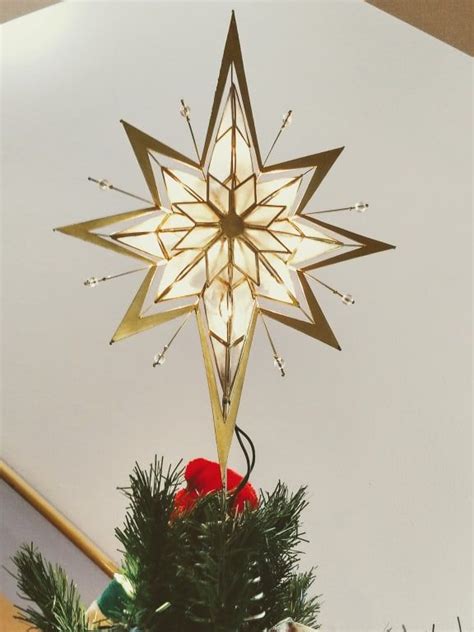 double sided starburst christmas tree topper balsam hill tree toppers star tree topper