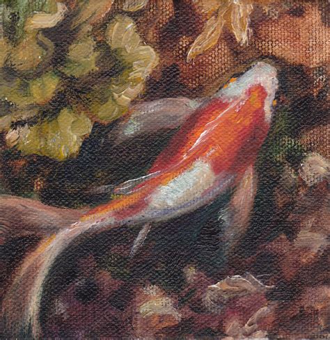 Tracie Thompson Artist Tiny Goldfish Paintings