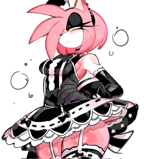 Goth Amy Art By Usa37107692 Rsonicthehedgehog