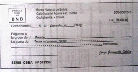El banco central de bolivia (bcb) comunica a la opinión pública que en defensa de la soberanía económica del país y el respeto a la constitución política del estado (cpe), realizó la devolución de 346,7 millones de dólares estadounidenses al fondo monetario internacional (fmi), equivalente a. El Cheque - Modalidades de Giro | FINANZAS y CONTABILIDAD