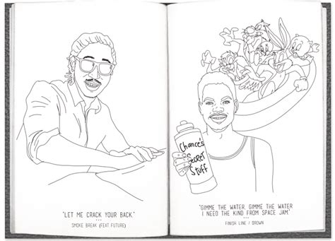 Chance The Rappers Coloring Book Lyrics Are Now In A Real And Free