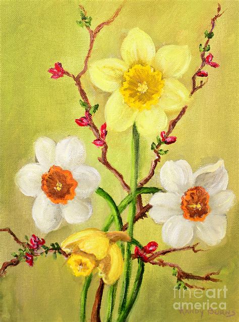 Spring Flowers 2 Painting By Randy Burns
