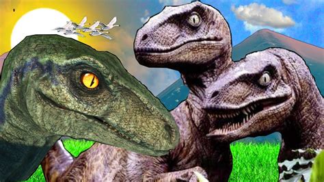 Raptor The Big One Vs Blue Charlie Echo Delta Jurassic Park Jurassic World Evolution Youtube
