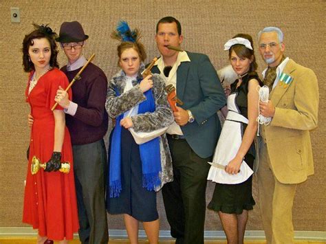 clue characters clue costume group halloween costumes halloween costumes