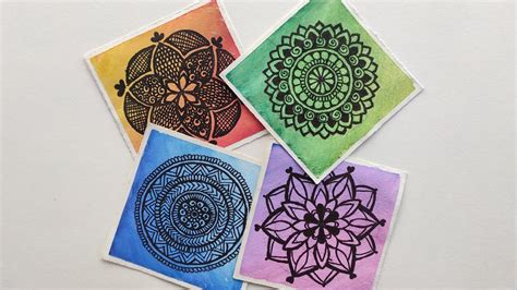 How To Draw Mandala Art For Beginners Step By Step Small Mandala On