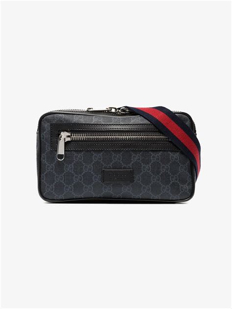 Influential, innovative and progressive, gucci is reinventing a wholly modern approach to fashion. Gucci Leather Soft GG Supreme Belt Bag in Black for Men - Lyst