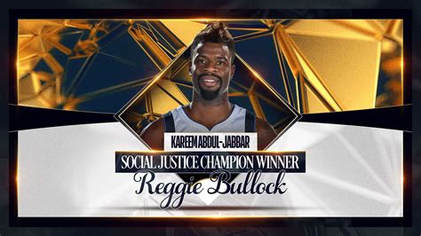 Reggie Bullock Wins 2021 22 Kareem Abdul Jabbar Social Justice Champion