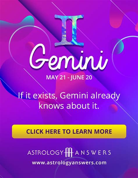 Pin By Astrology Answers Horoscopes On Gemini Facts Gemini