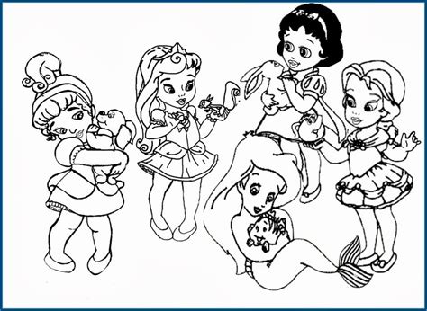Dibujos Para Colorear De Bebes De Disney Dibujos Para Colorear Y Pintar