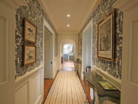 Update Your Hallway With Stunning Wallpaper Hallway Wallpaper Foyer
