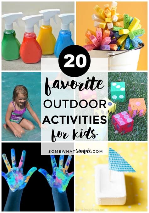 Outdoor Summer Activities For Kids Somewhat Simple