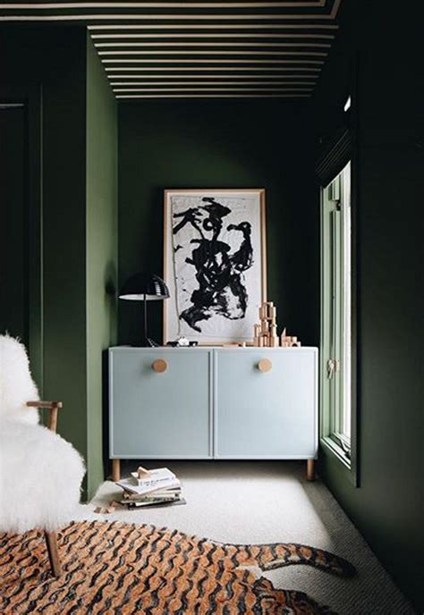 Sherwin Williams Oakmoss Green Paint Color Interiors By Color