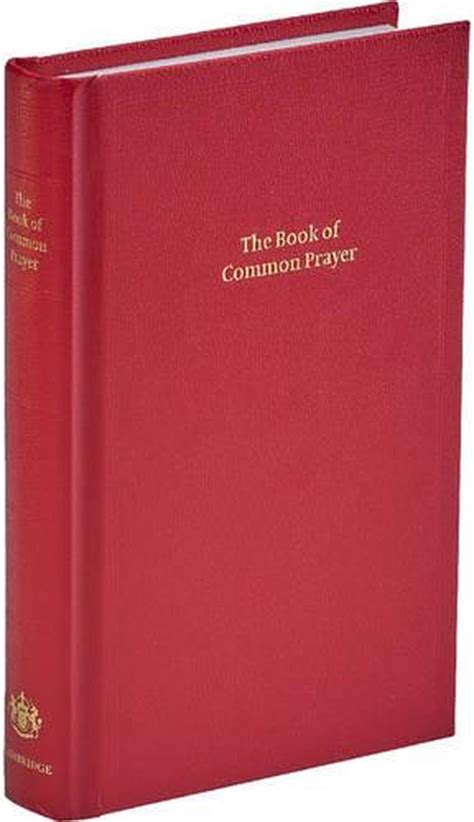 Book Of Common Prayer Standard Edition Red Cp220 Red Imitation