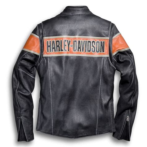 Harley Davidson Mens Victory Lane Leather Jacket