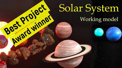 Solar System Working Model For Exhibition Best Project Award Winner