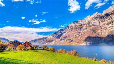 Free Download Quarten Switzerland Landscape Uhd 4k Wallpaper Pixelz