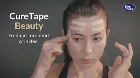 How To Reduce Your Forehead Wrinkles Using Kinesiology Tape Curetape