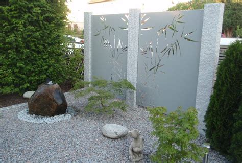 Gartenzaun aus metall und glass. Pin auf Sichtschutz