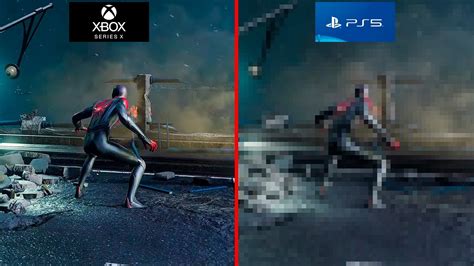 Spider Man Miles Morales Gameplay Playstation 5 Vs Xbox Series X