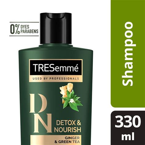 Tresemme Detox And Nourish Shampoo Ginger And Green Tea 330ml Shopee