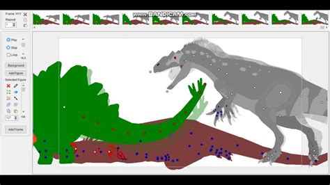 Animating Pdba Allosaurus Fragilis Vs Stegosaurus Ungulatus Youtube