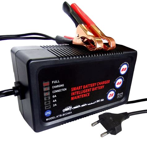 12v 6a Smart Fast Car Battery Charger For Auto Motorcycle Lead Acid Agm
