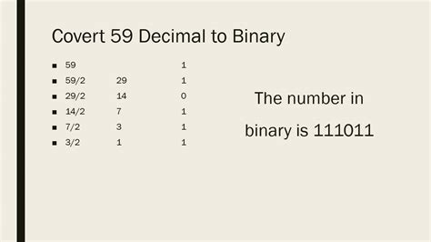 How To Convert Decimal To Binary And Hexadecimal Youtube