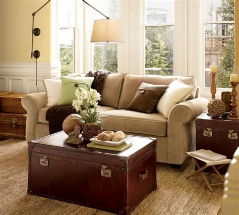 Modernizing And Eclecticizing A Pottery Barn Living Room