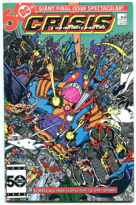 Crisis On Infinite Earth 12 1986 Wolfman Perez Nm Comic Books