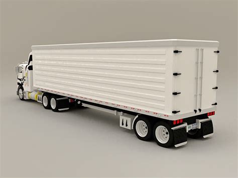 Box Truck Container 3d Model 3ds Max Files Free Download Cadnav