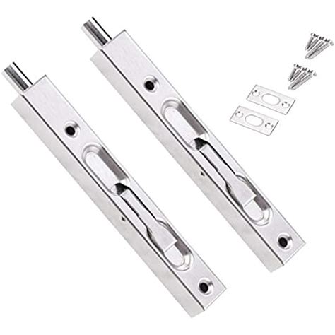 Door Flush Bolt Latches And Bolts 6 Inch Concealed Safety Lock For