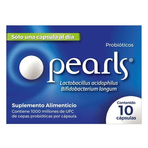 Suplemento Alimenticio Pearls Probióticos 10 Cápsulas Walmart