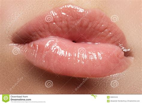 Sexy Womans Lips Beauty Lips Make Up Beautiful Make Up Sensual Open