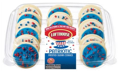 Lofthouse Patriotic Sugar Cookies 243 Oz Foods Co