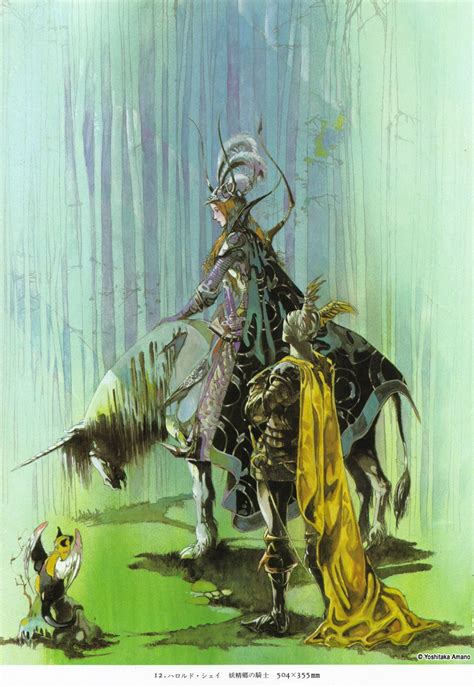 Yoshitaka Amano Arte Final Fantasy Fantasy Kunst Fantasy Art Art And